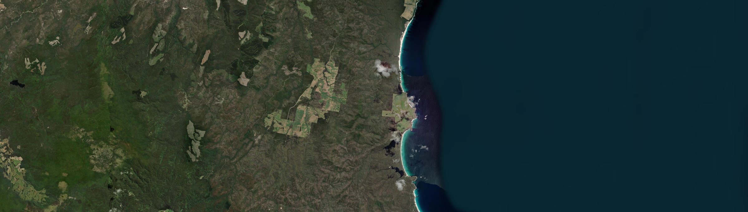 Aerial view of The Gardens (Tas.), TAS