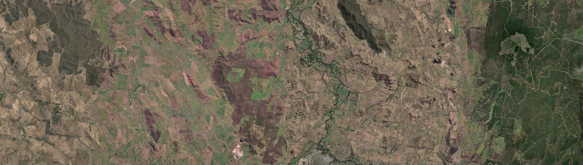 Aerial view of Gocup, NSW
