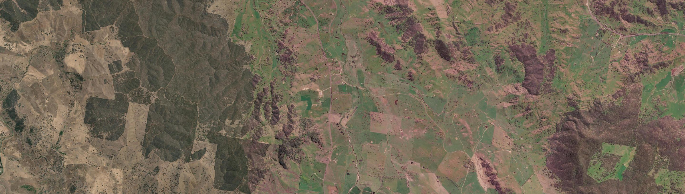 Aerial view of Mount Horeb, NSW