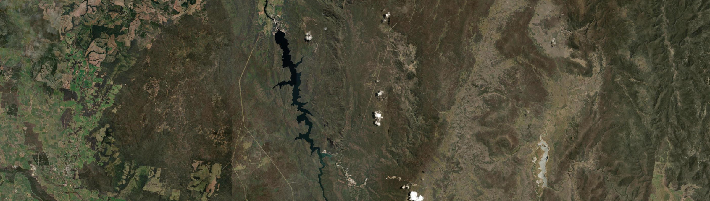 Aerial view of Pinbeyan, NSW