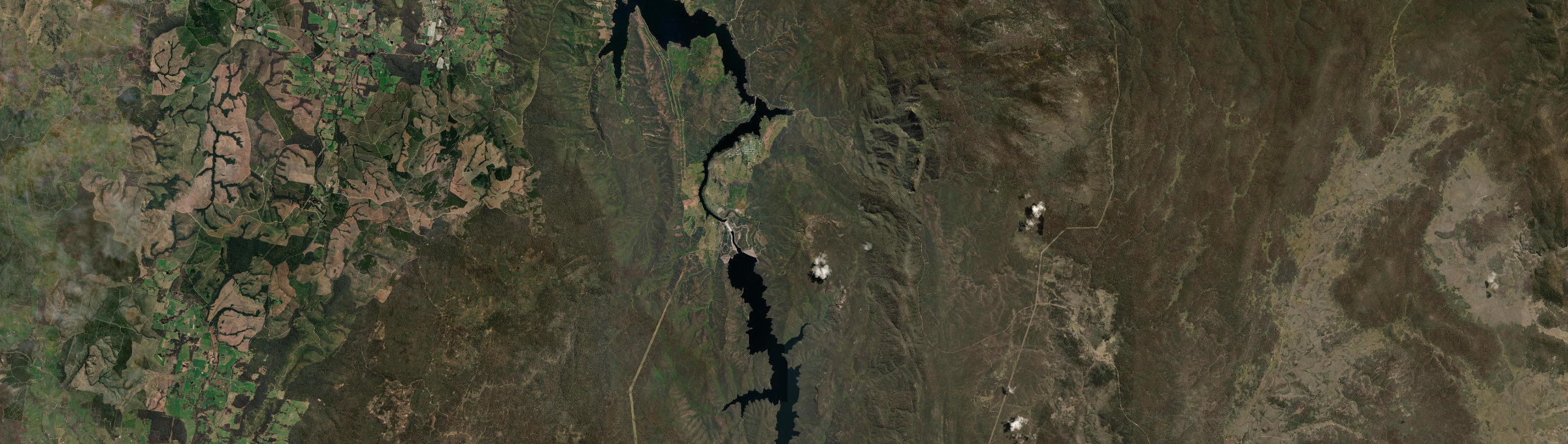 Aerial view of Talbingo, NSW