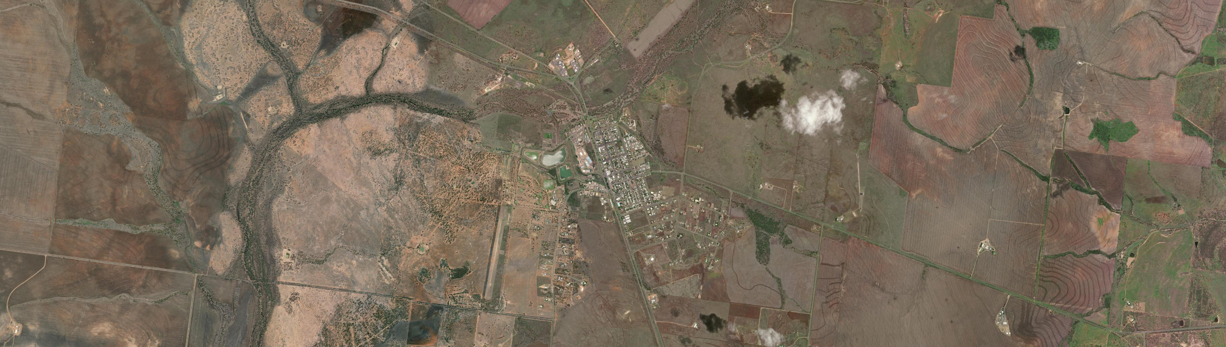 Aerial view of Capella, QLD