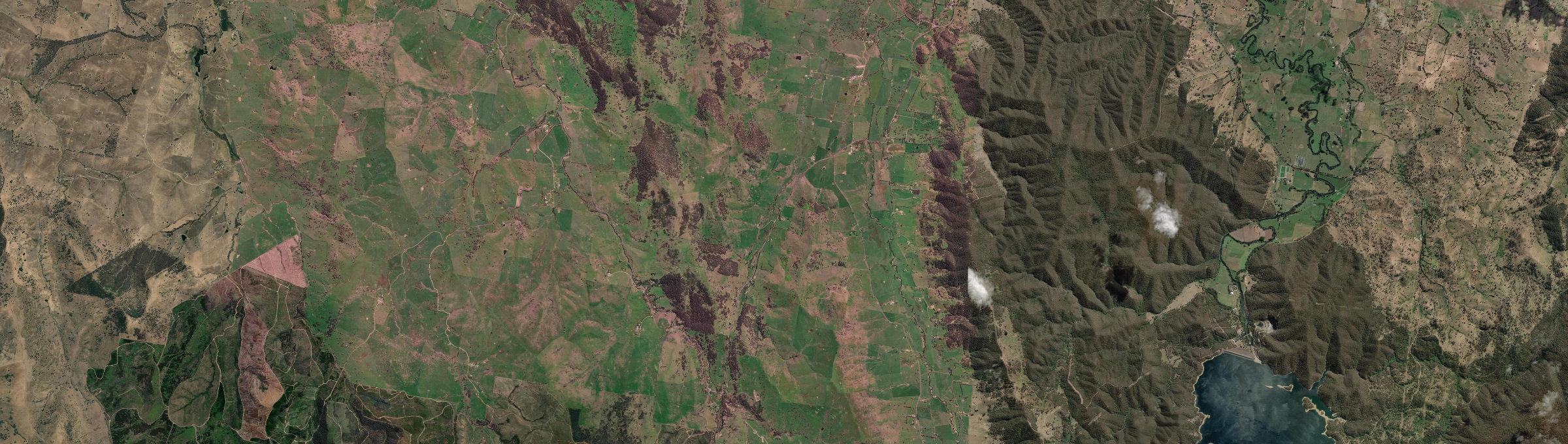 Aerial view of Windowie, NSW