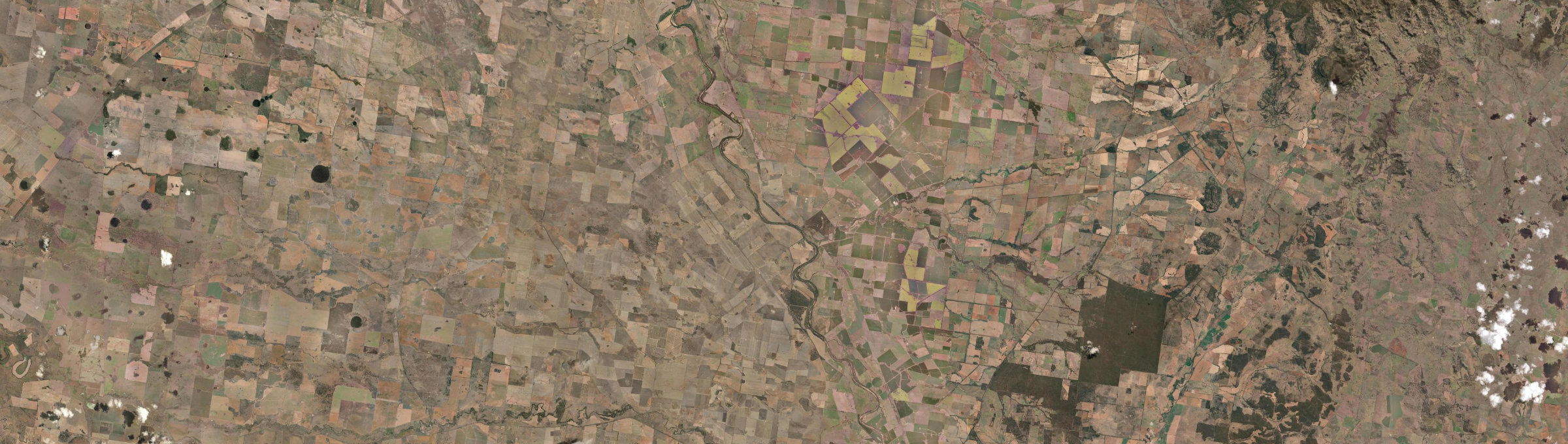 Aerial view of Curban, NSW