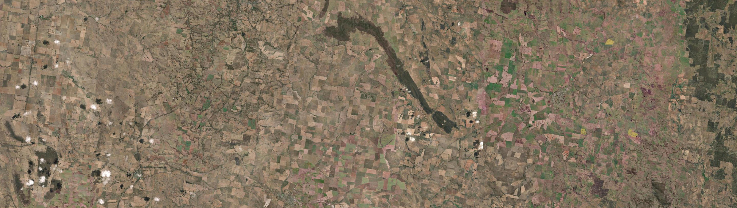 Aerial view of Barwang, NSW