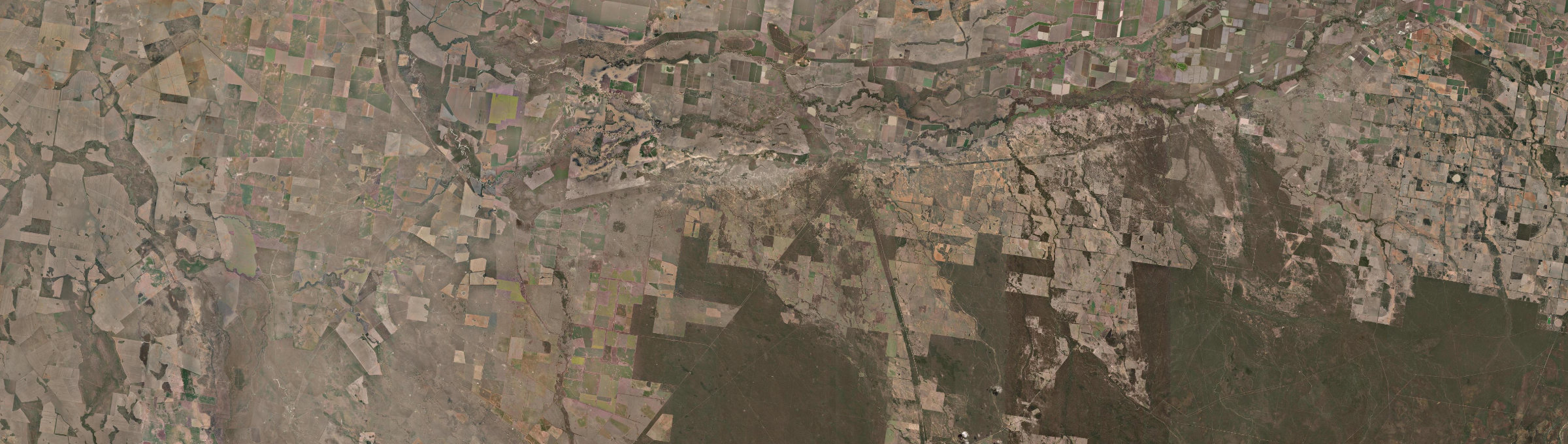 Aerial view of Pilliga, NSW