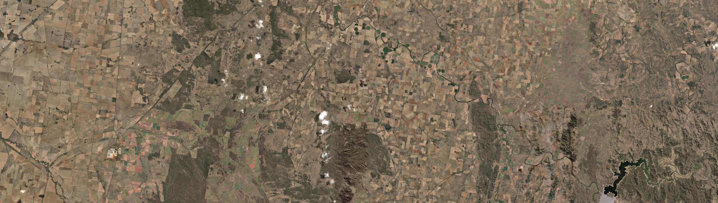 Aerial view of Benolong, NSW