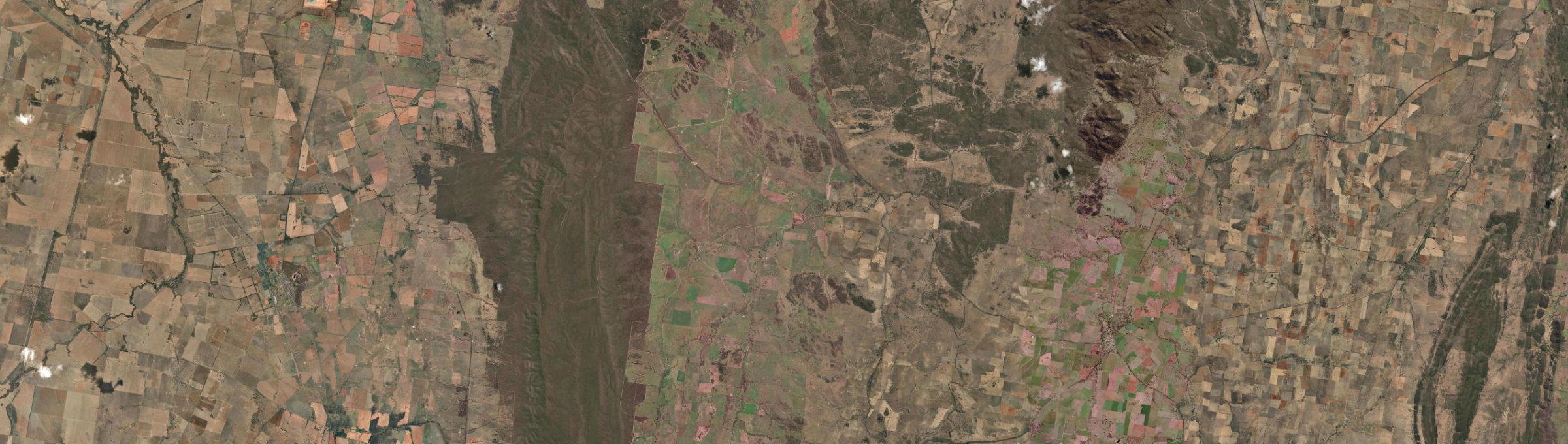 Aerial view of Obley, NSW