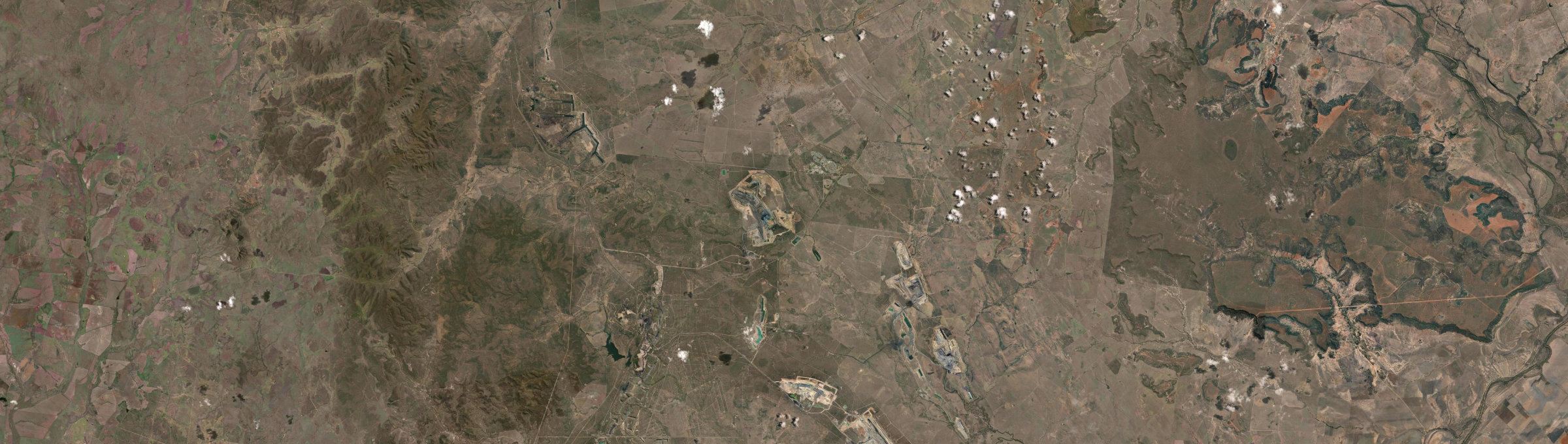 Aerial view of Middlemount, QLD