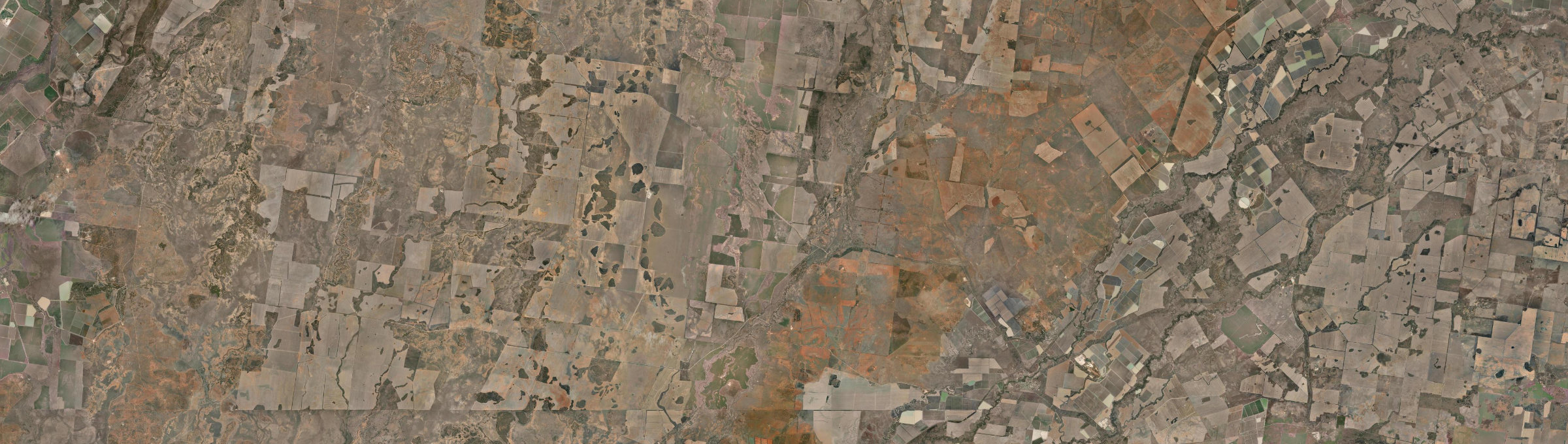 Aerial view of Mungindi (Qld), QLD