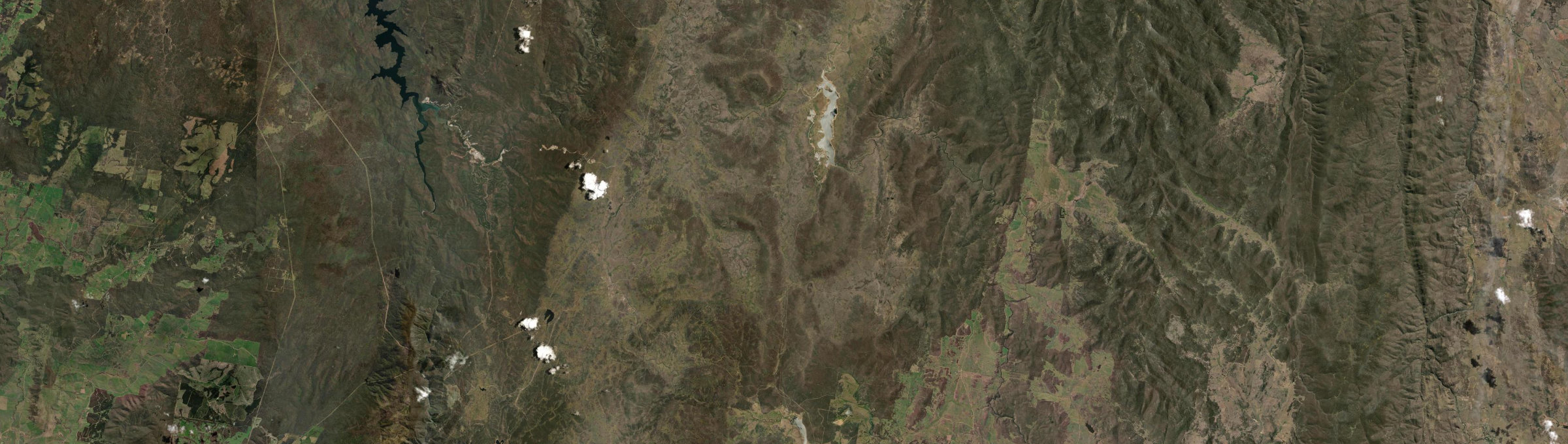 Aerial view of Gooandra, NSW