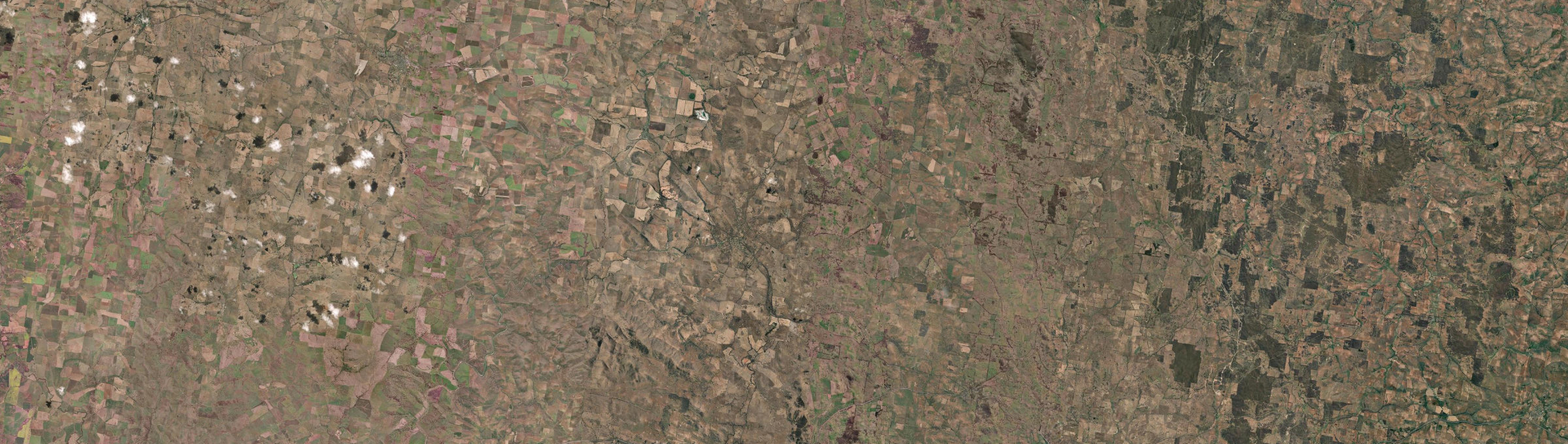 Aerial view of Binalong, NSW