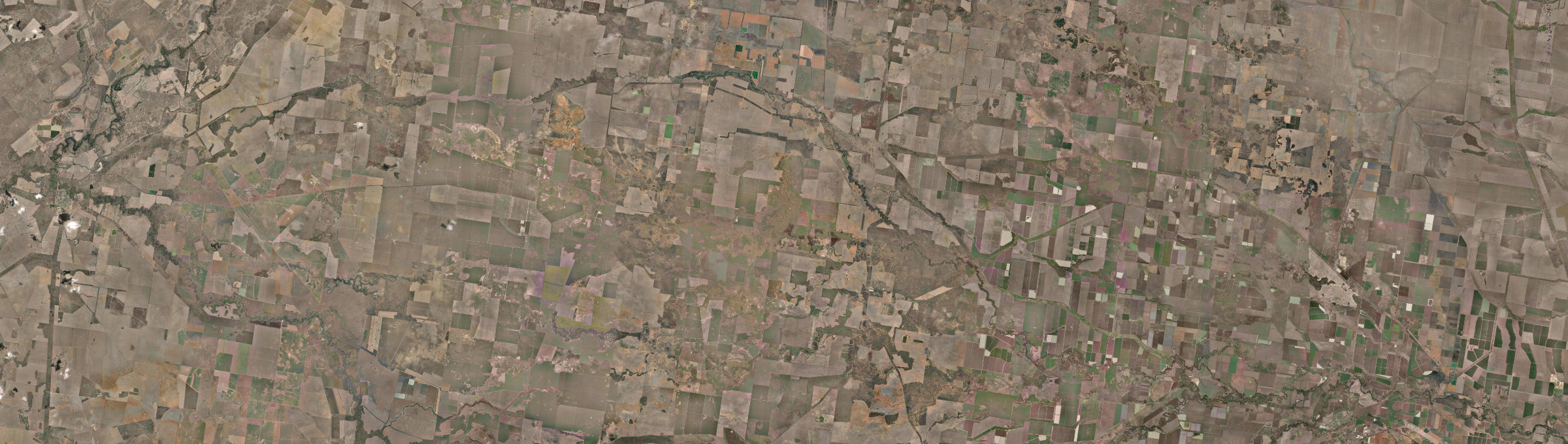 Aerial view of Burren Junction, NSW