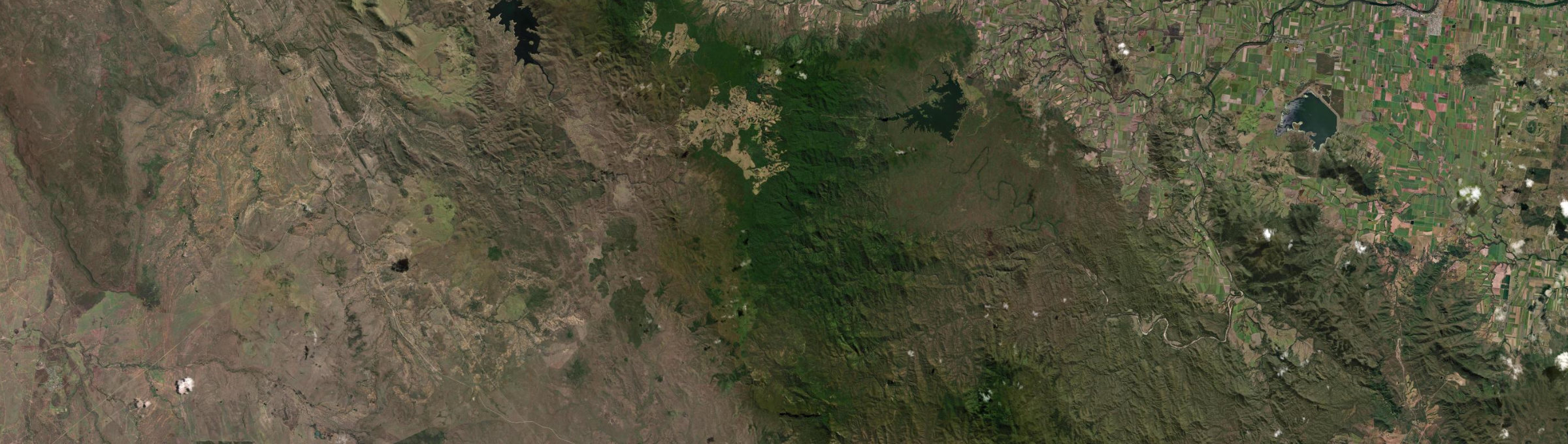 Aerial view of Crediton, QLD