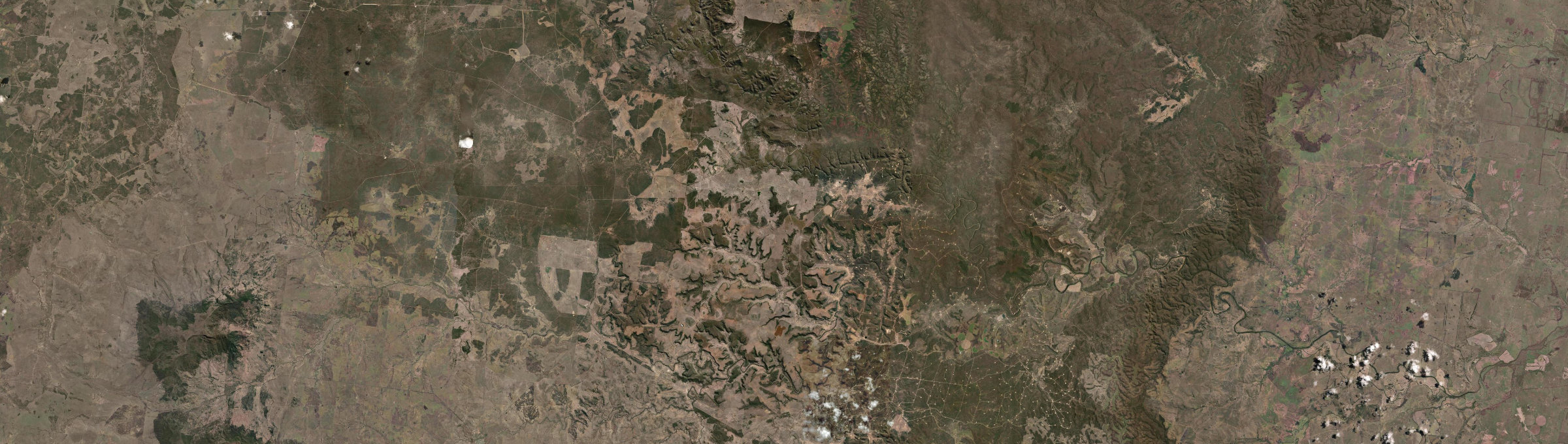 Aerial view of Beilba, QLD
