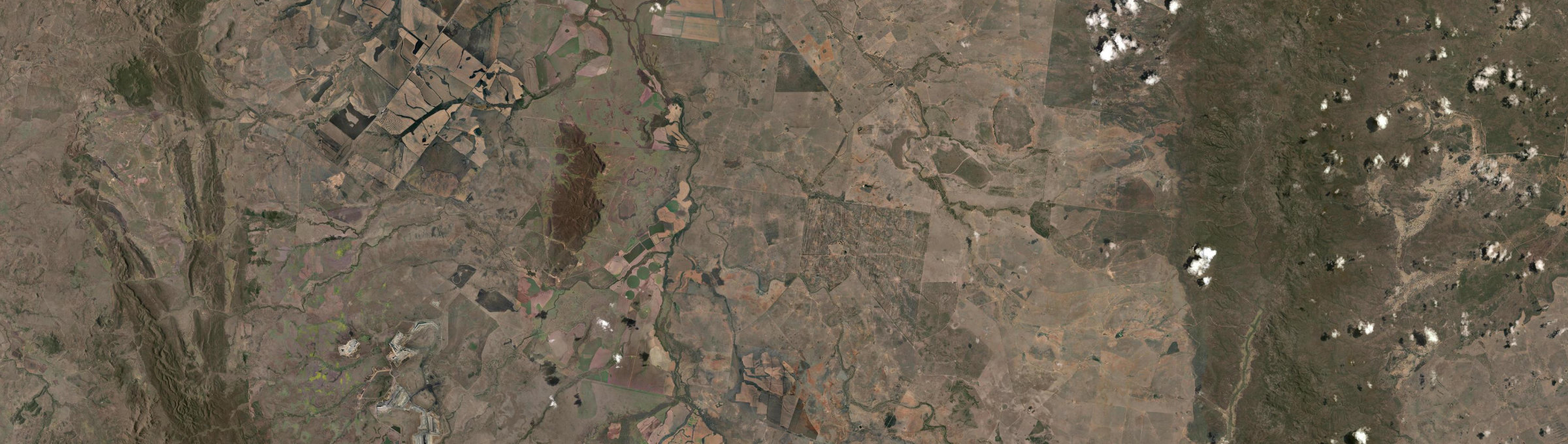 Aerial view of Lowesby, QLD