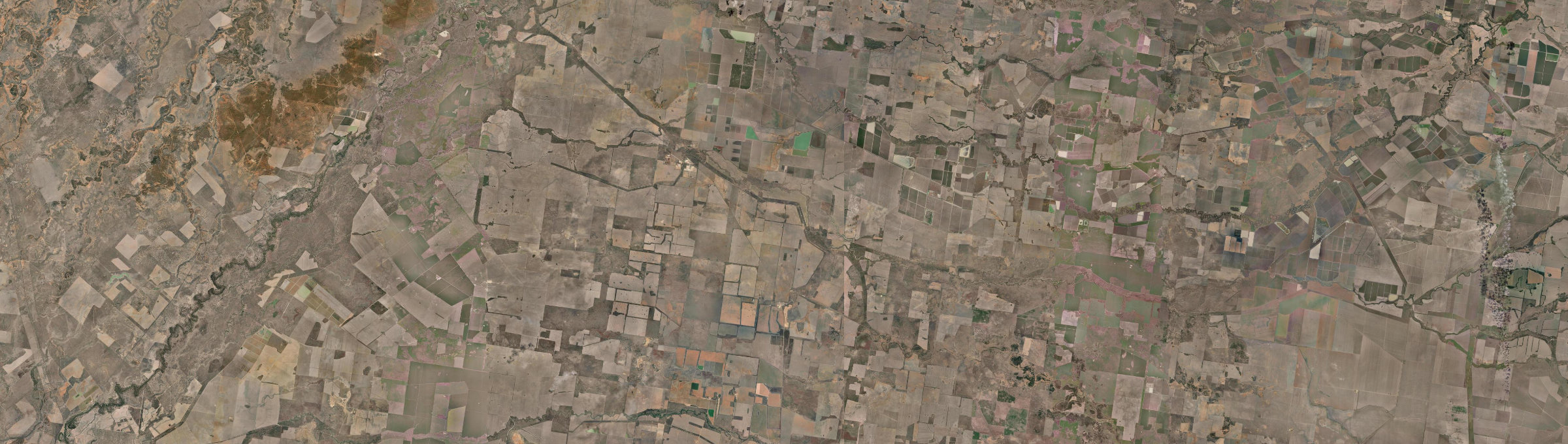 Aerial view of Rowena, NSW