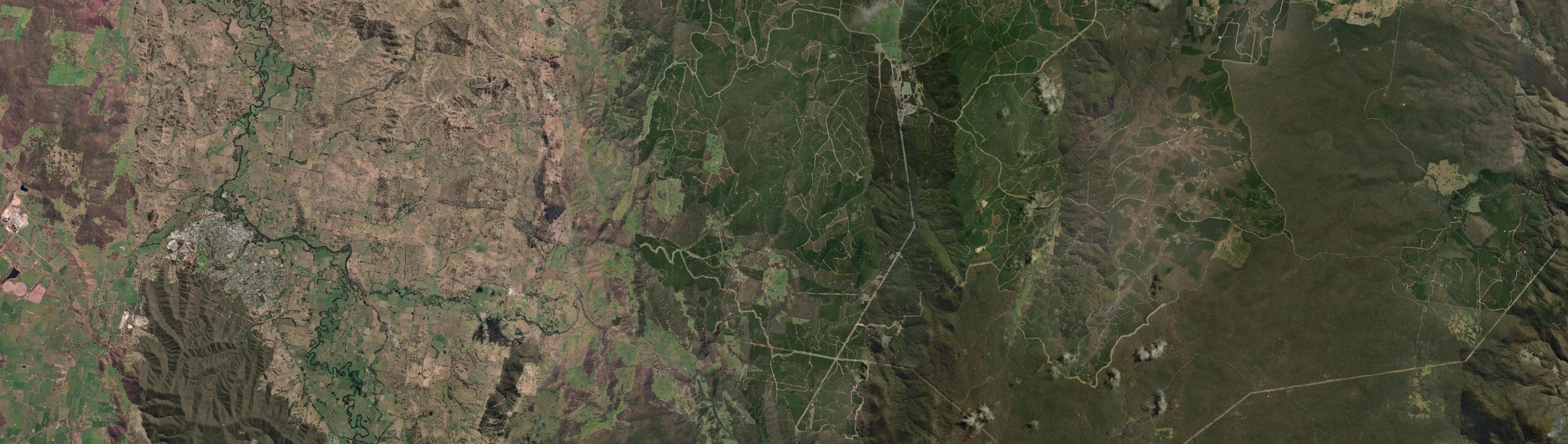 Aerial view of Argalong, NSW