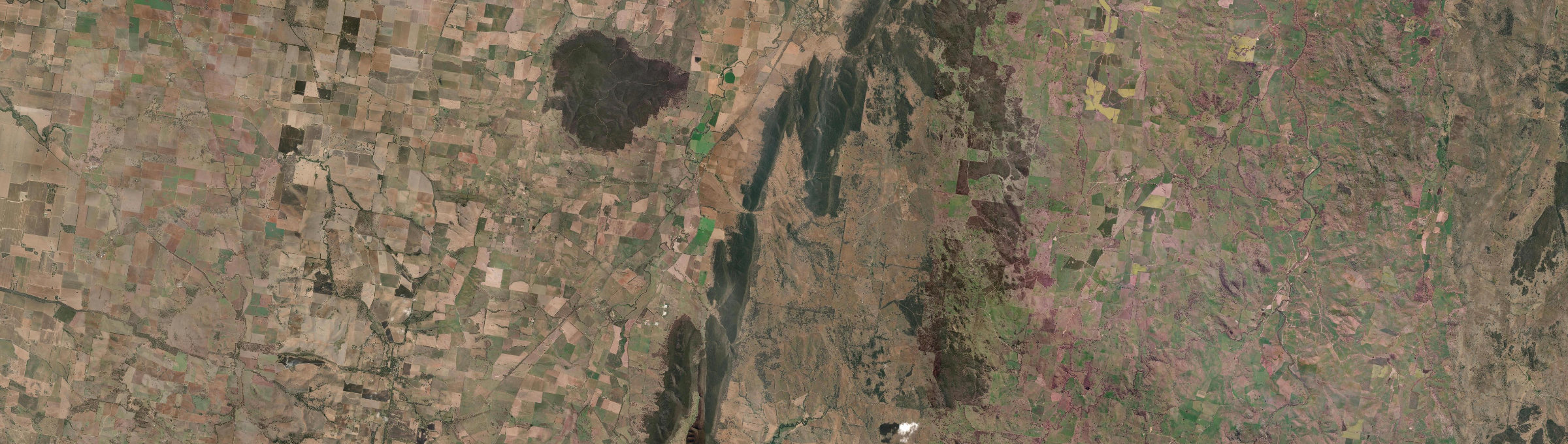 Aerial view of Crowther, NSW