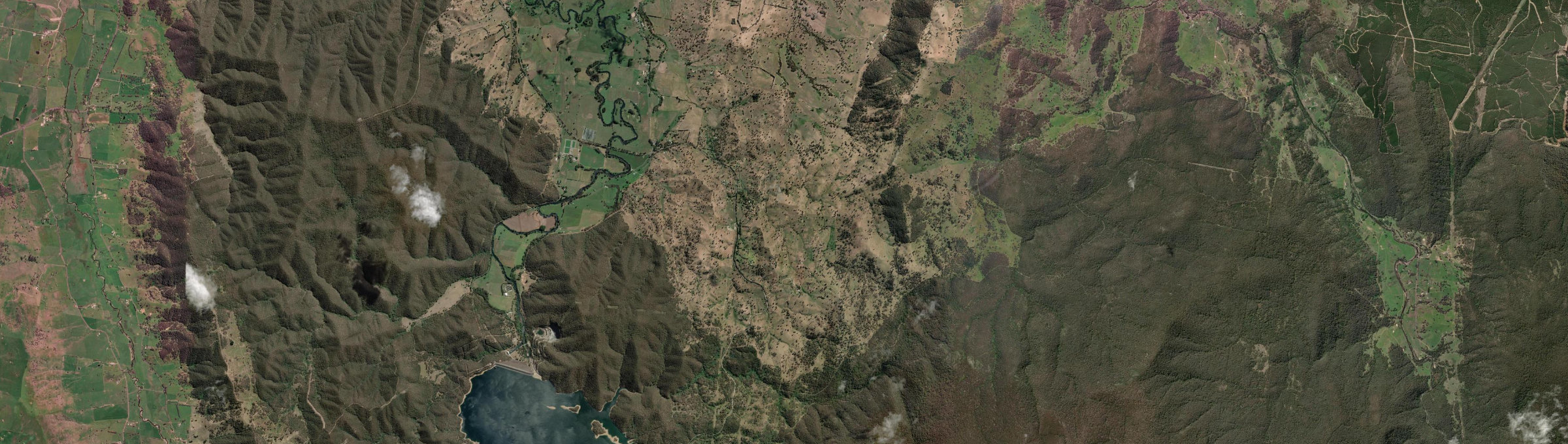 Aerial view of Wermatong, NSW