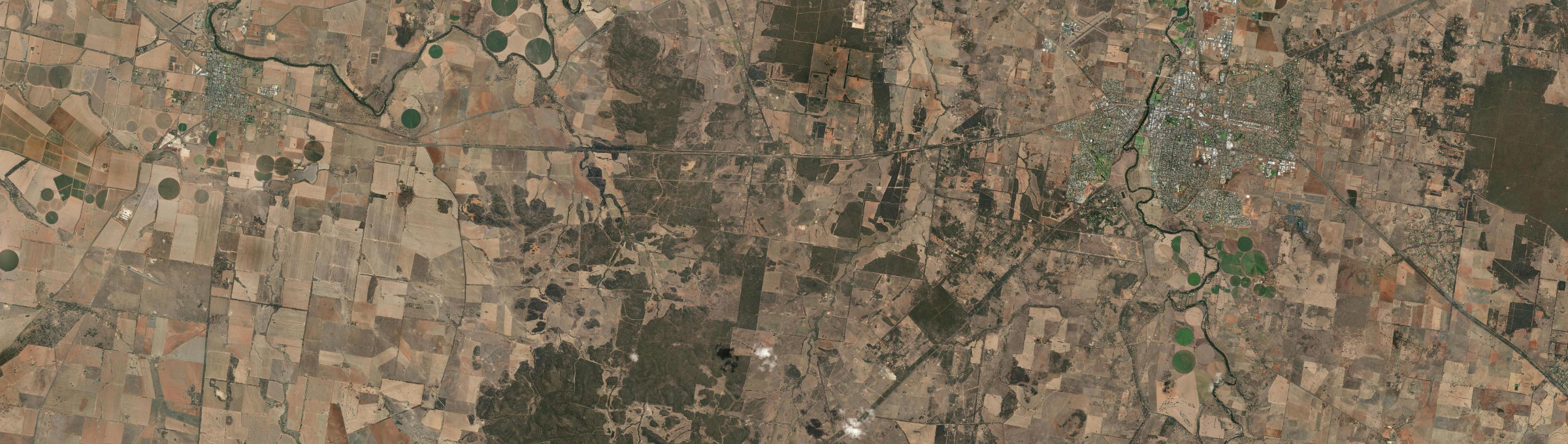 Aerial view of Minore, NSW