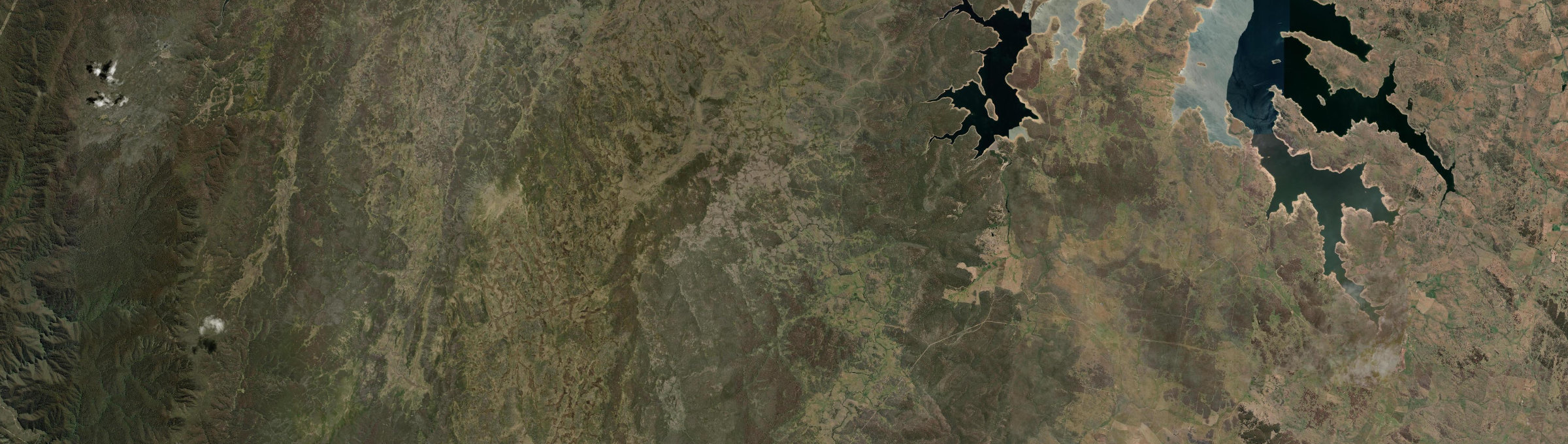 Aerial view of Snowy Plain, NSW