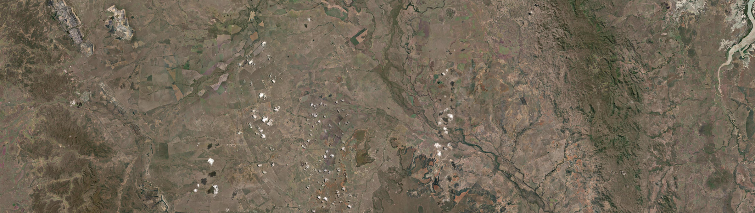 Aerial view of May Downs, QLD