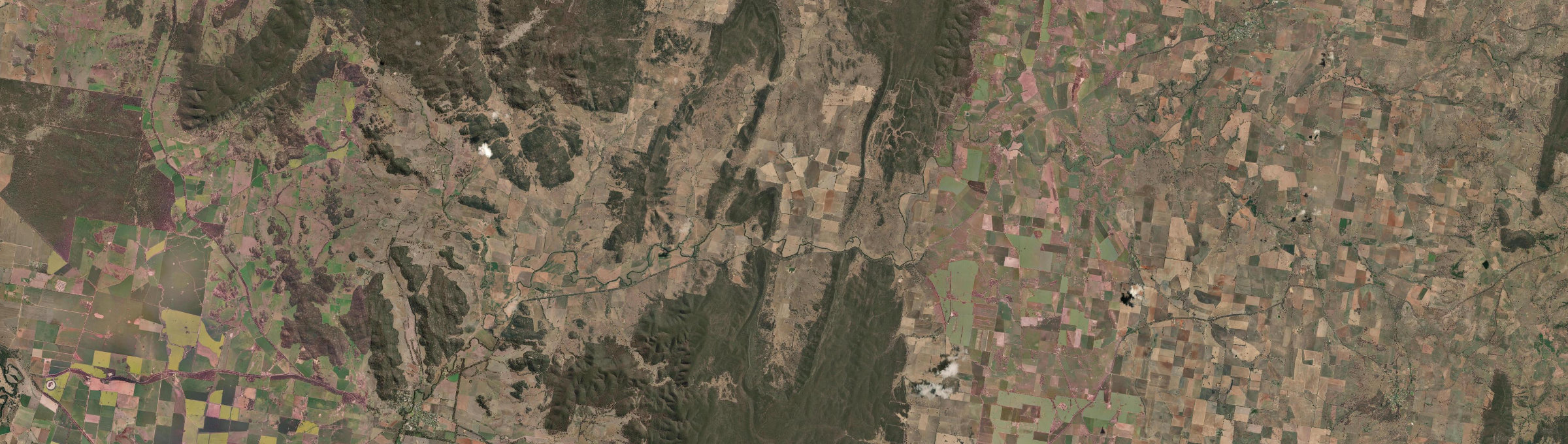 Aerial view of Murga, NSW