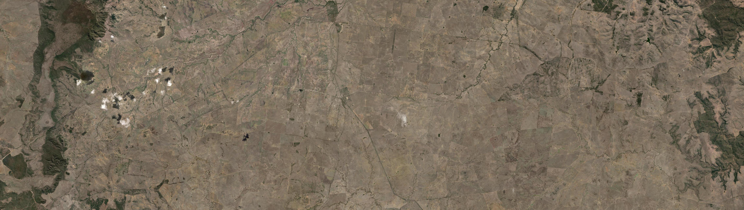 Aerial view of Gunnewin, QLD