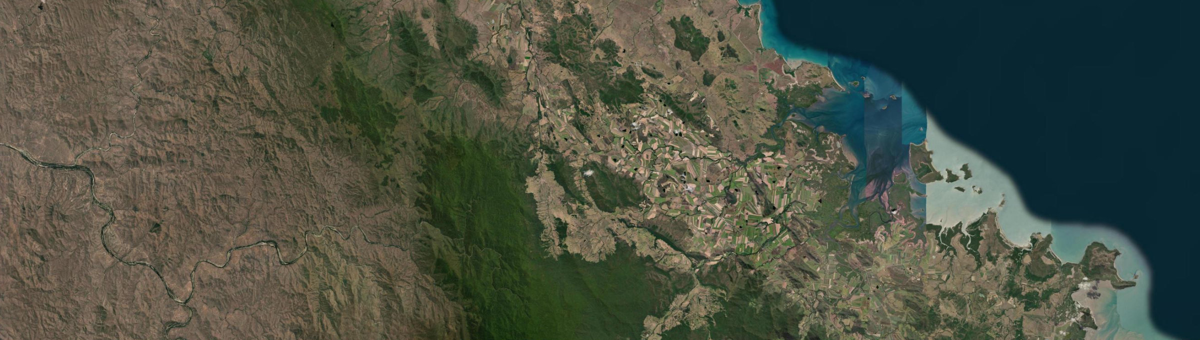 Aerial view of Yalboroo, QLD