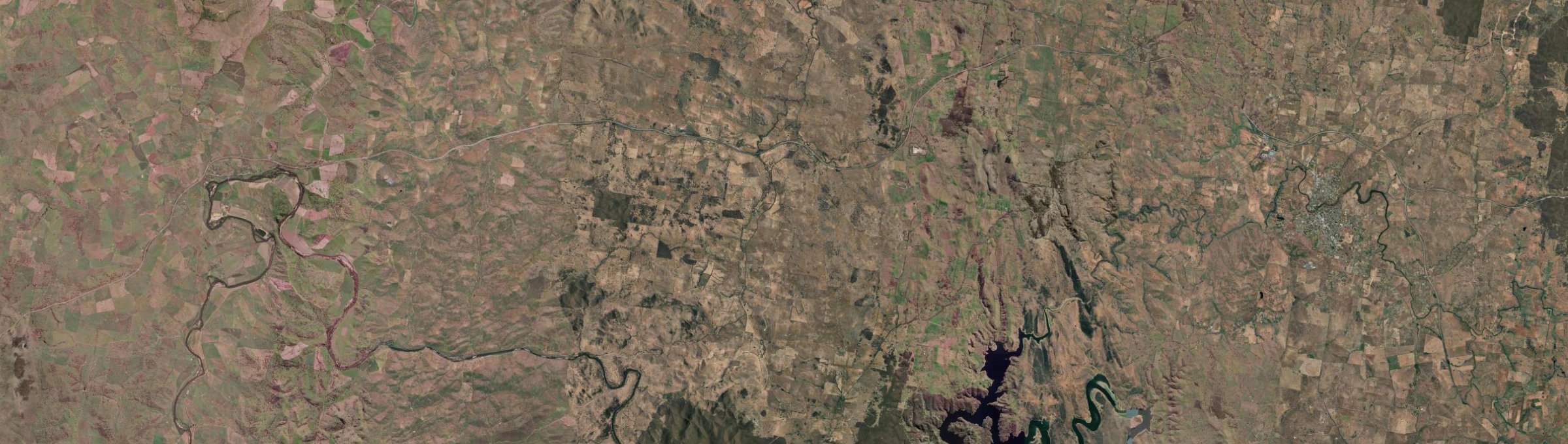 Aerial view of Bookham, NSW