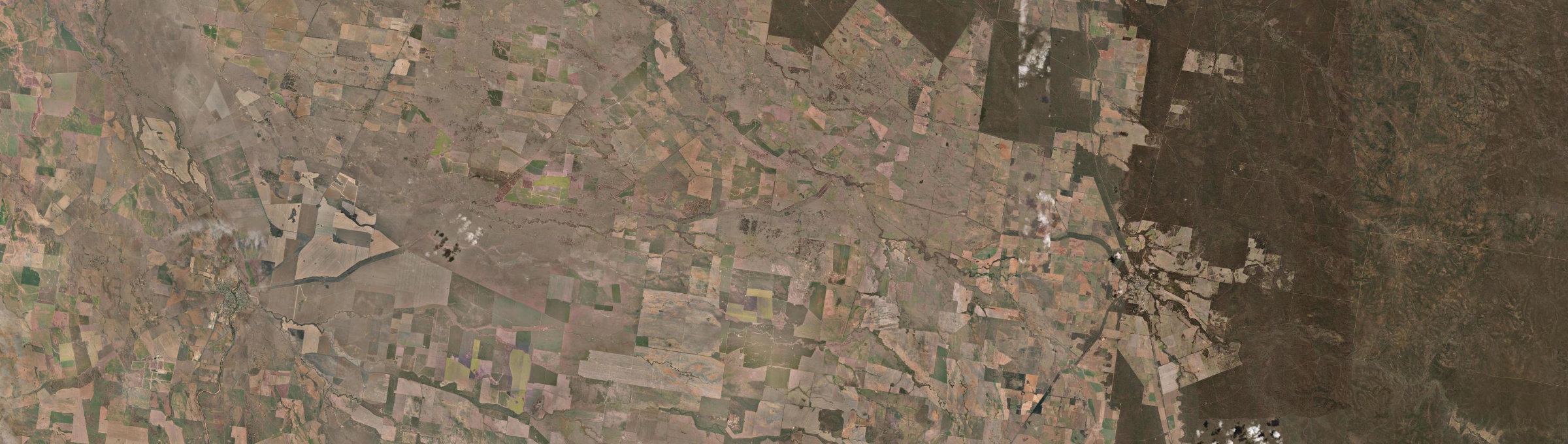 Aerial view of Teridgerie, NSW