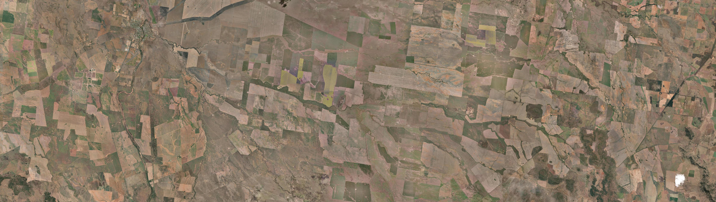 Aerial view of Magometon, NSW