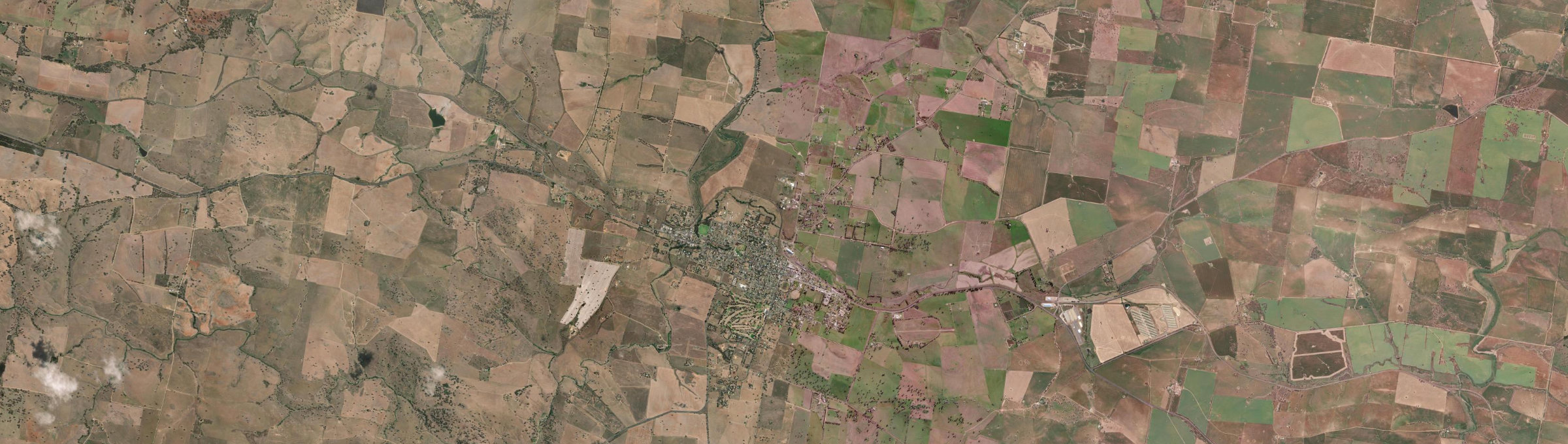 Aerial view of Harden, NSW