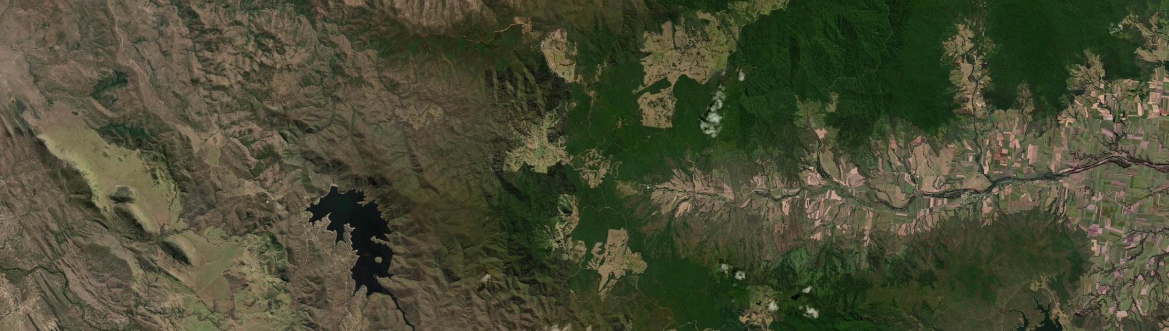 Aerial view of Eungella (Qld), QLD