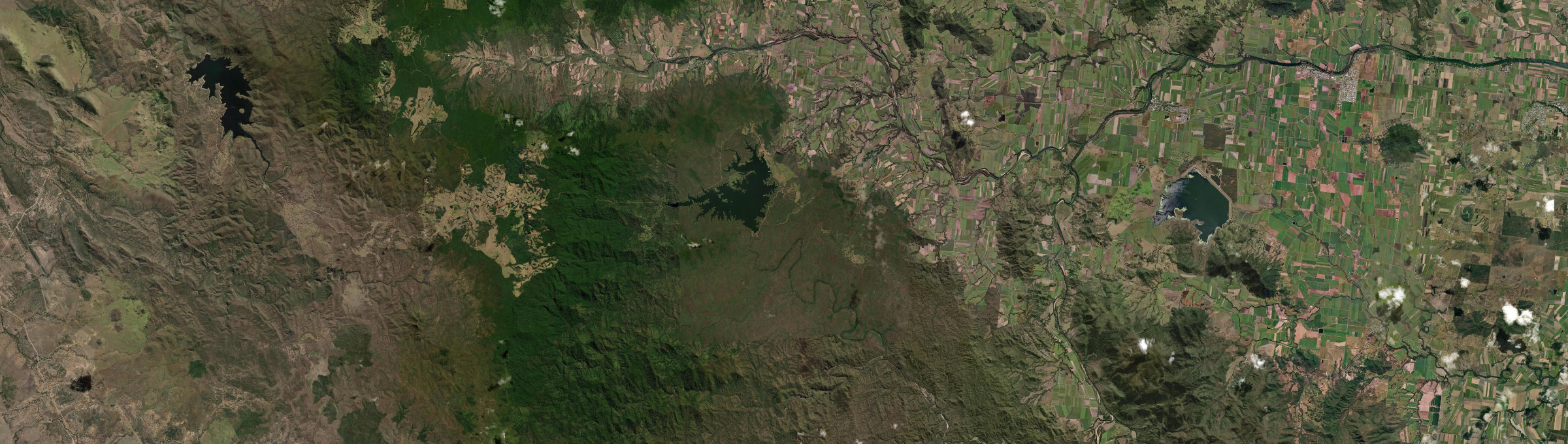 Aerial view of Pinnacle (Qld), QLD