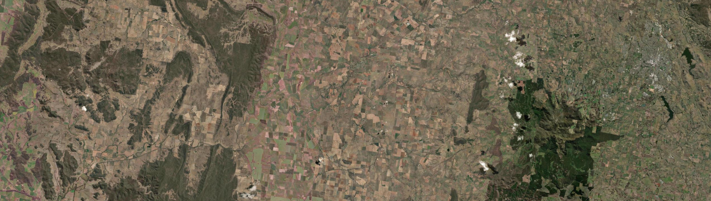 Aerial view of Cudal, NSW