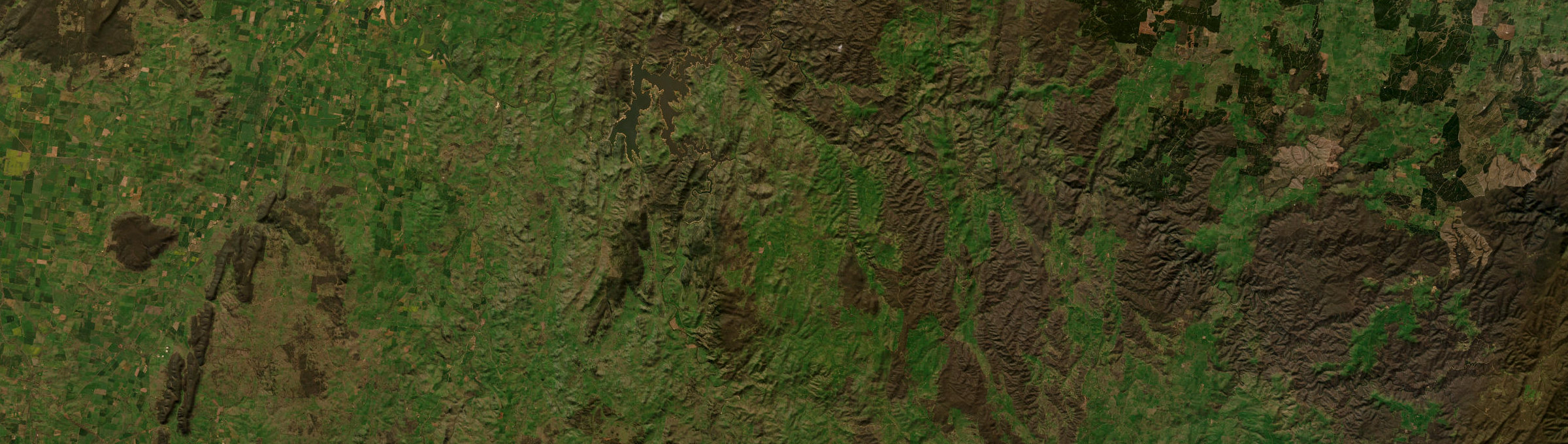 Aerial view of Bigga, NSW