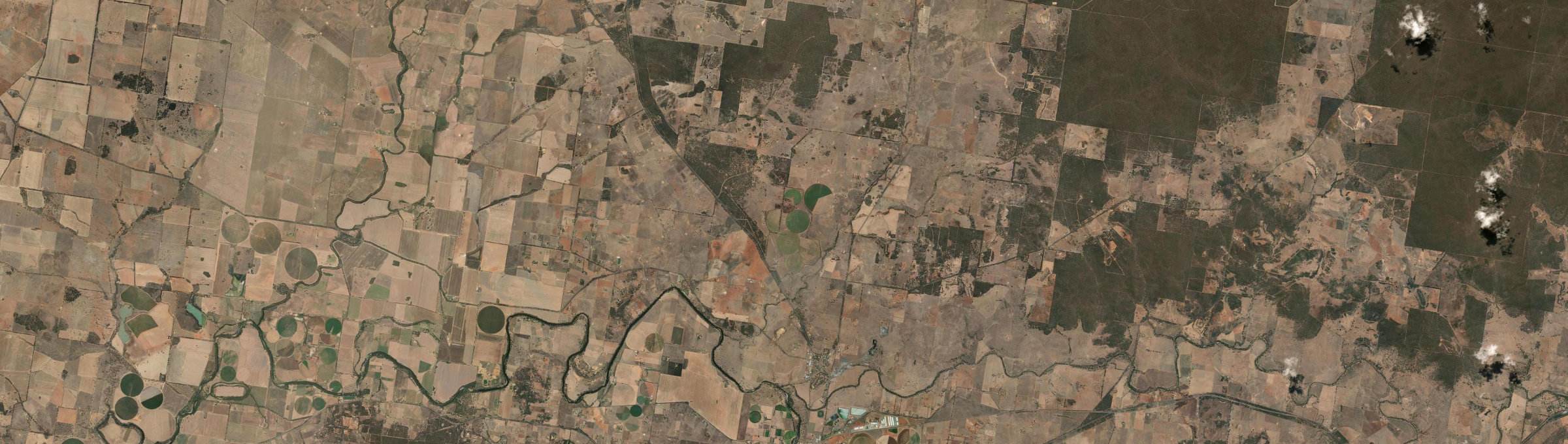 Aerial view of Brocklehurst, NSW