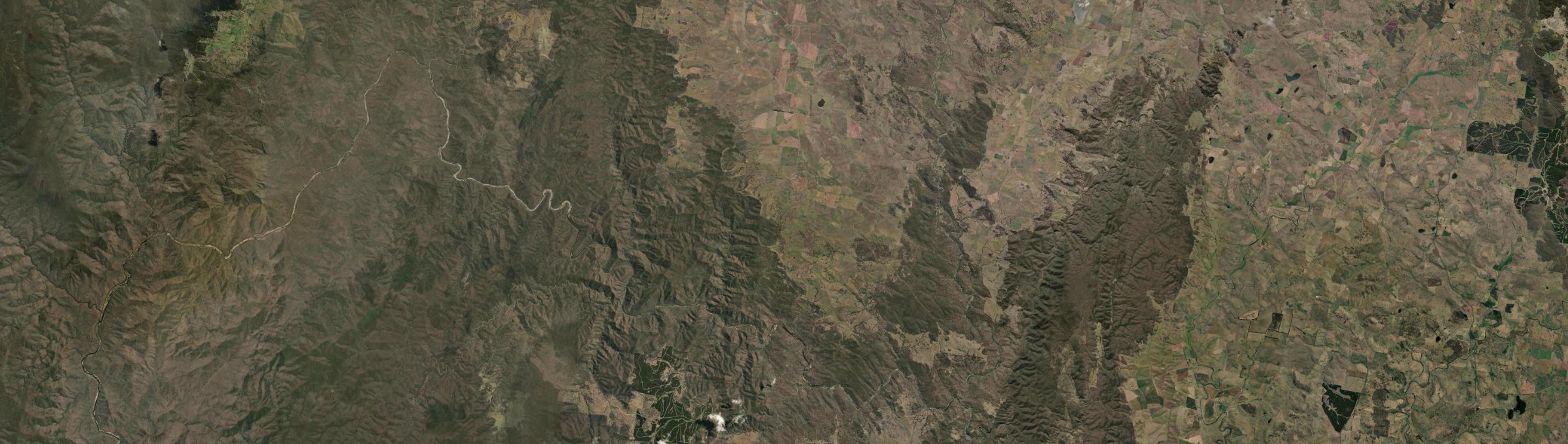 Aerial view of Jimenbuen, NSW