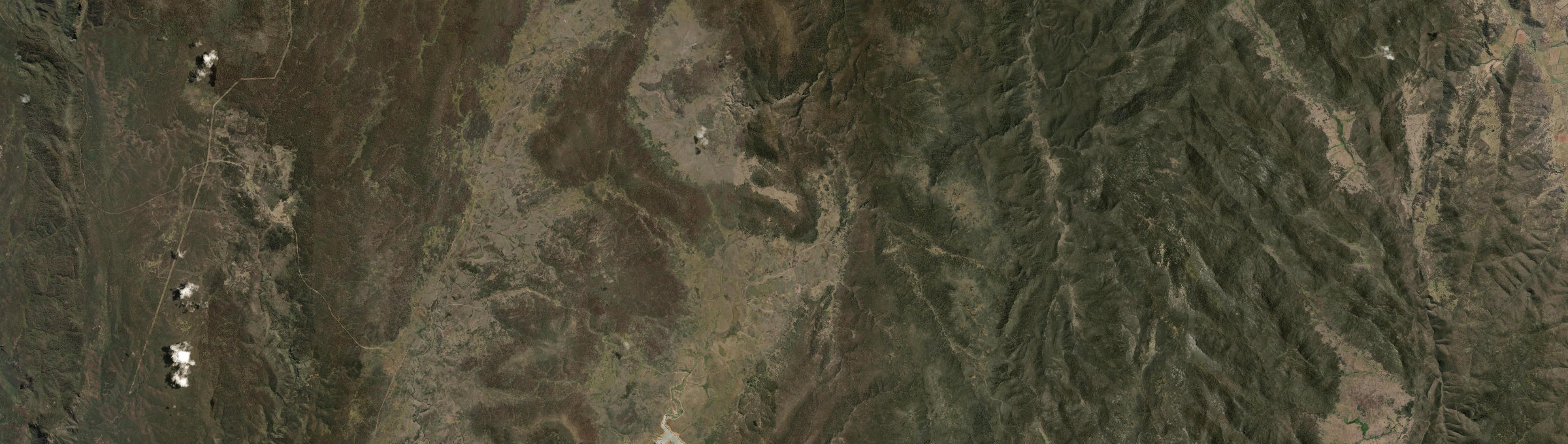 Aerial view of Cooleman, NSW