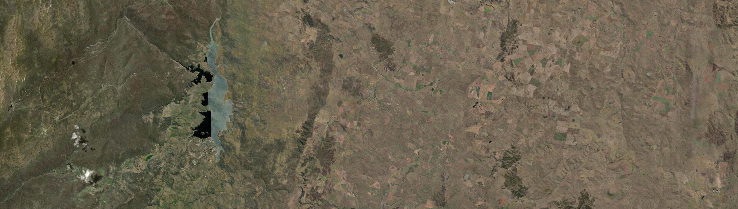 Aerial view of Berridale, NSW