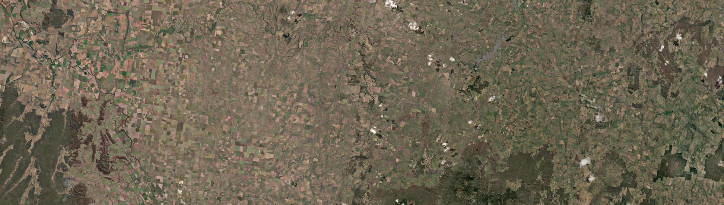 Aerial view of Mandurama, NSW