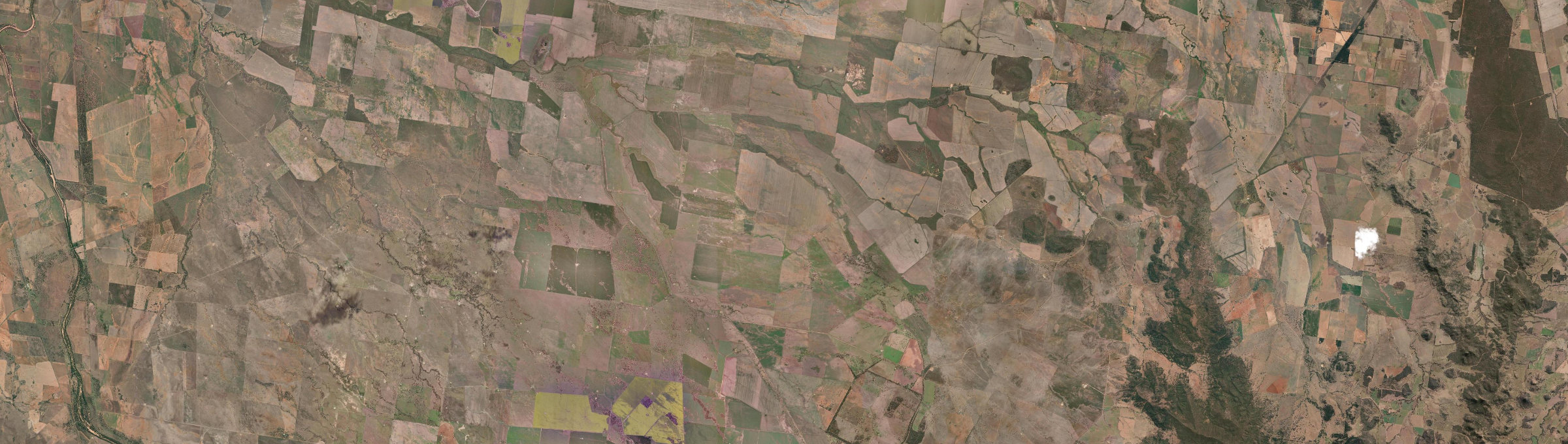 Aerial view of Quanda, NSW