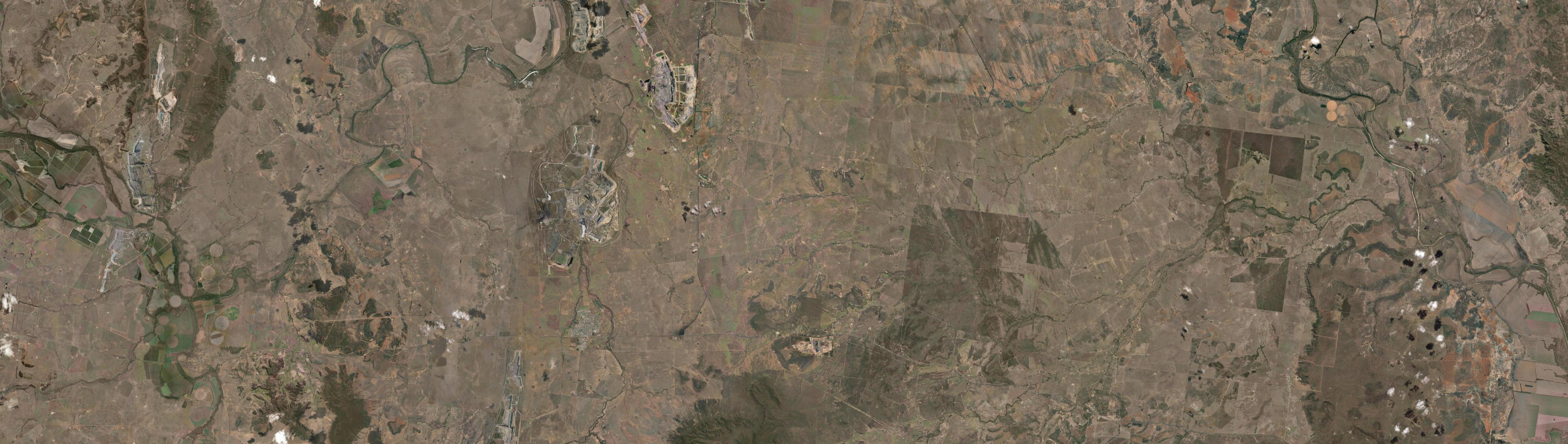 Aerial view of Bluff, QLD