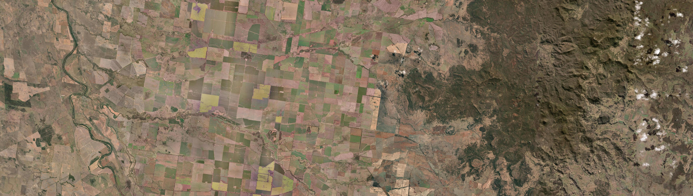 Aerial view of Tonderburine, NSW