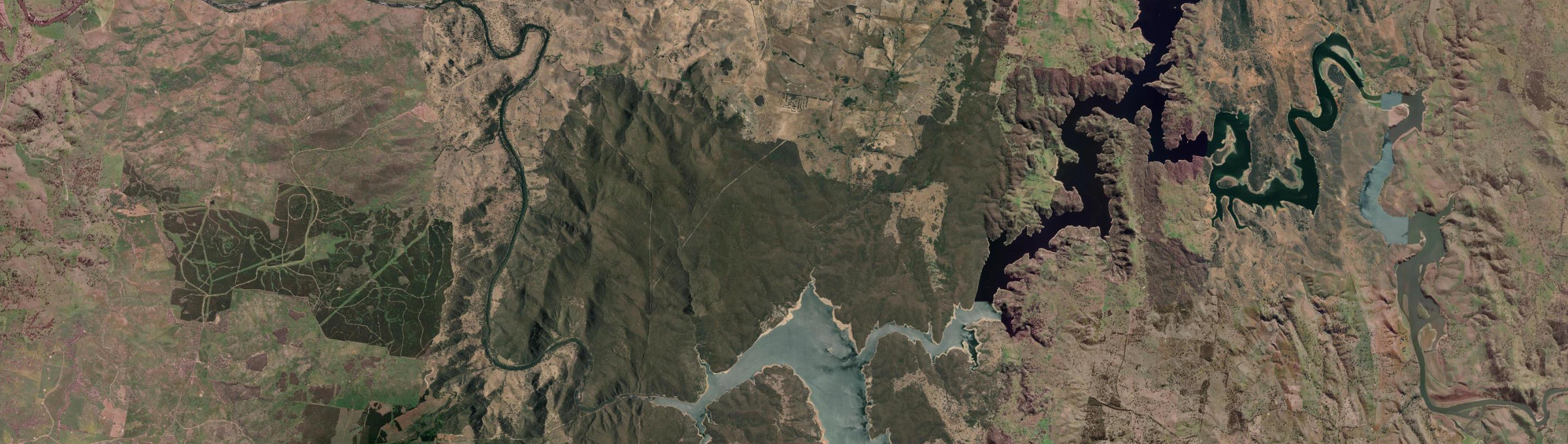 Aerial view of Burrinjuck, NSW