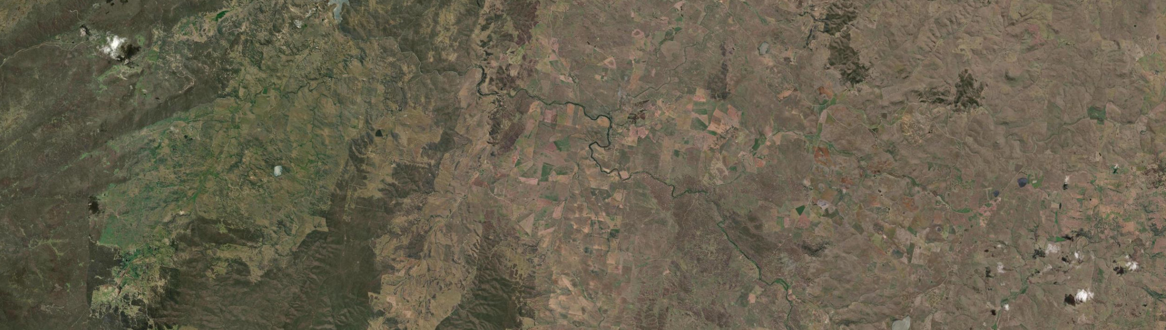 Aerial view of Dalgety, NSW