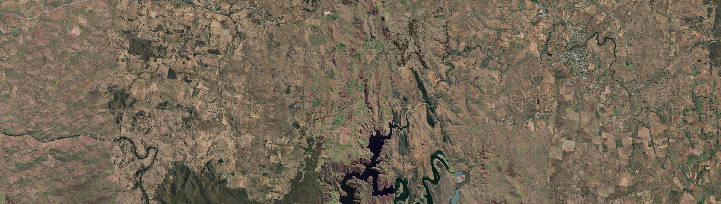 Aerial view of Woolgarlo, NSW