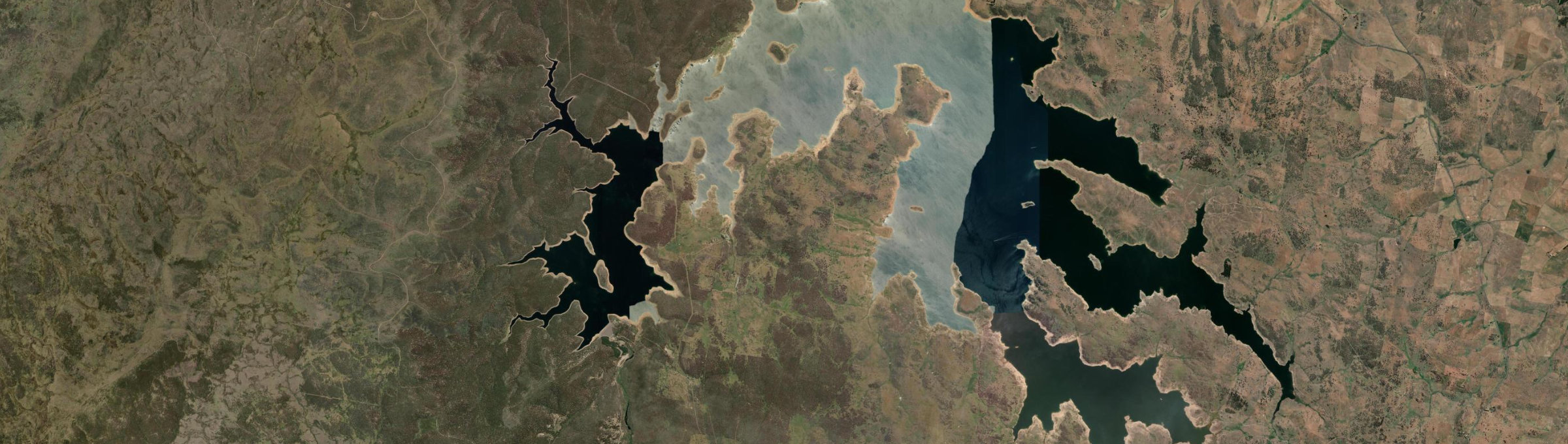 Aerial view of Braemar Bay, NSW